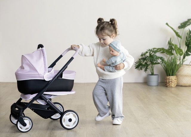 Коляска для ляльки Smoby Maxi-Cosi “3 в 1. Рожева перлина 7600253121