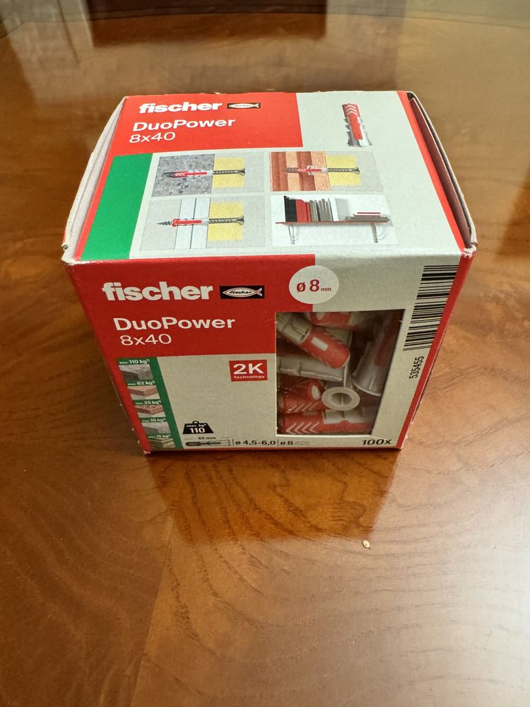 Дюбель fischer DUOPOWER