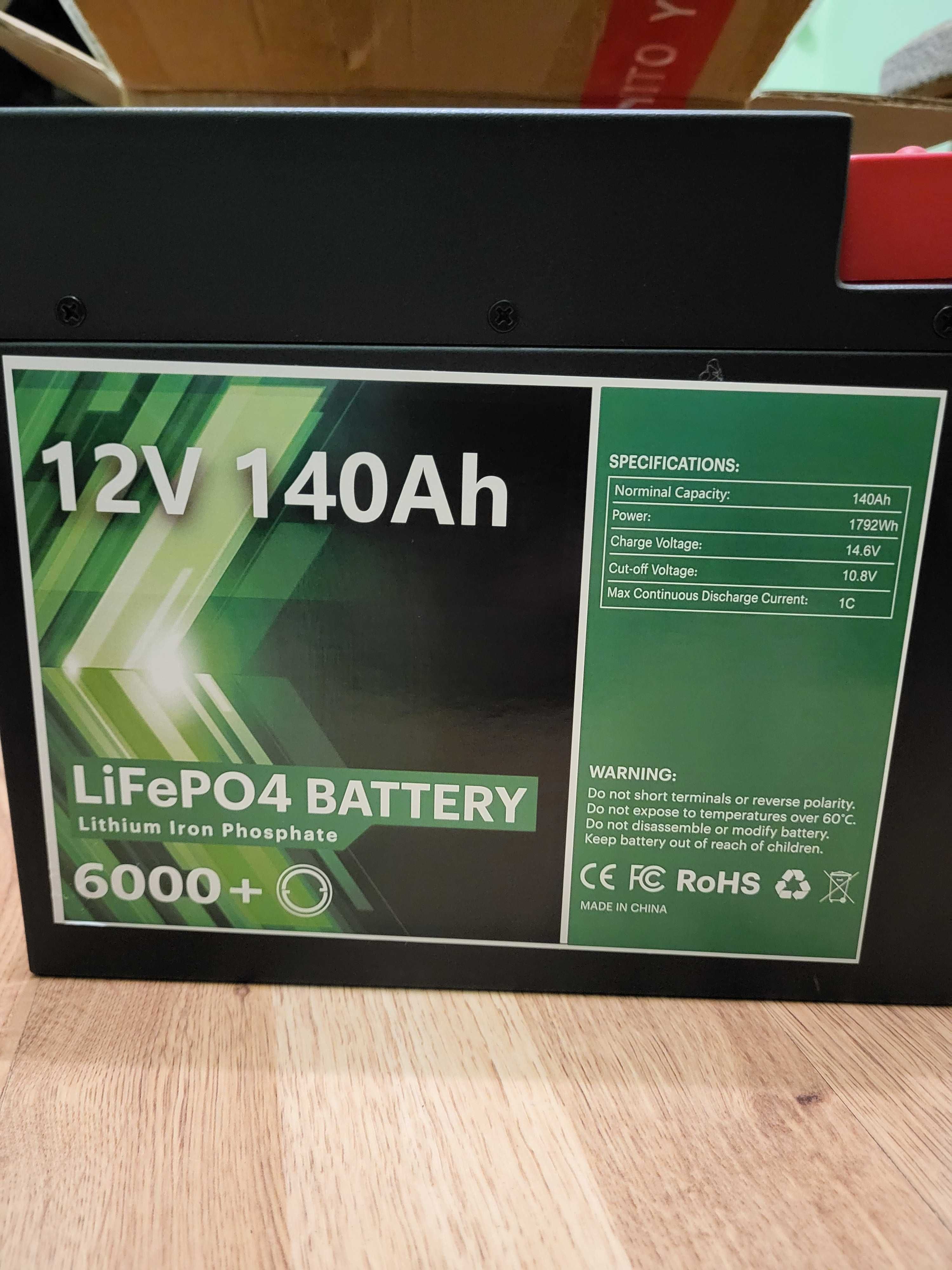 Акумулятор LiFePo4 12v 140Ah PAPOOL
