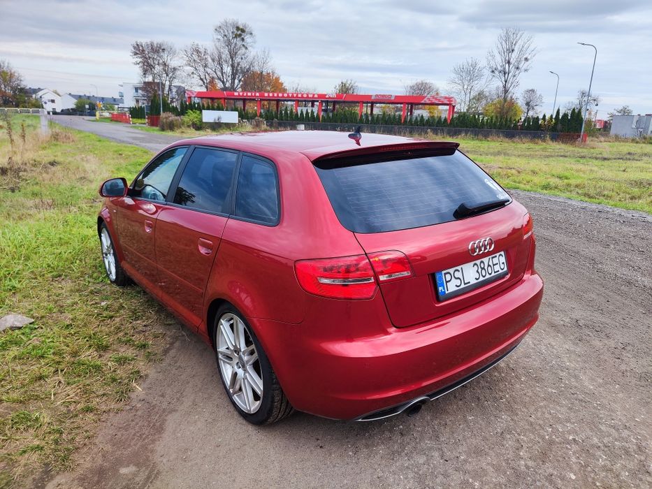 Audi A3 8P lift 2xS-Line , 1.6 MPI 102 konie, Automat, Niski przebieg