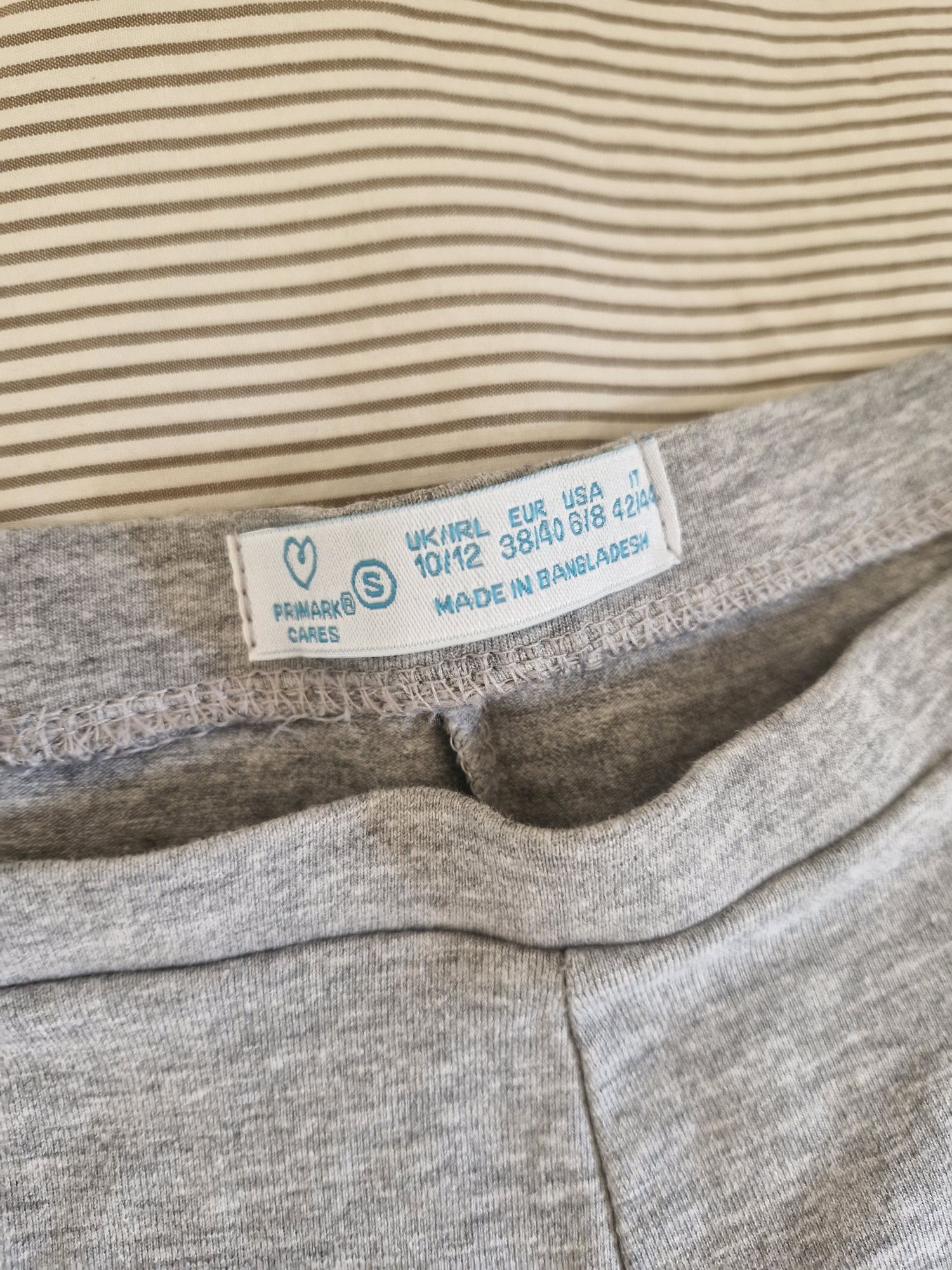 Legginsy kolarki szare