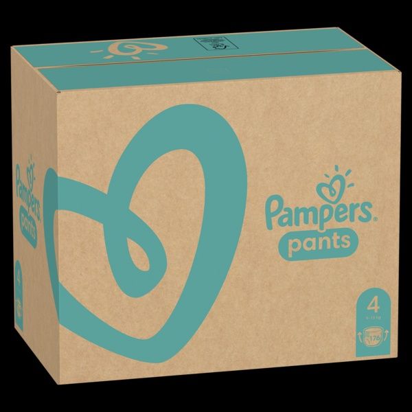 Трусики Pampers pants 4(176шт)Памперс 9-15кг,підгузки-трусики