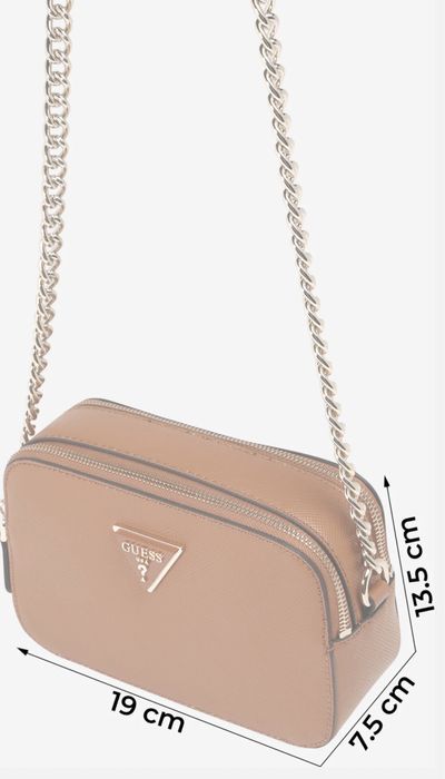 Mala de ombro GUESS Camel Original NOVA