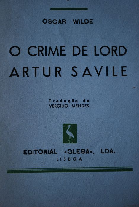 O Crime de Lord Artur Savile e Outros Contos de Óscar Wilde (1943)