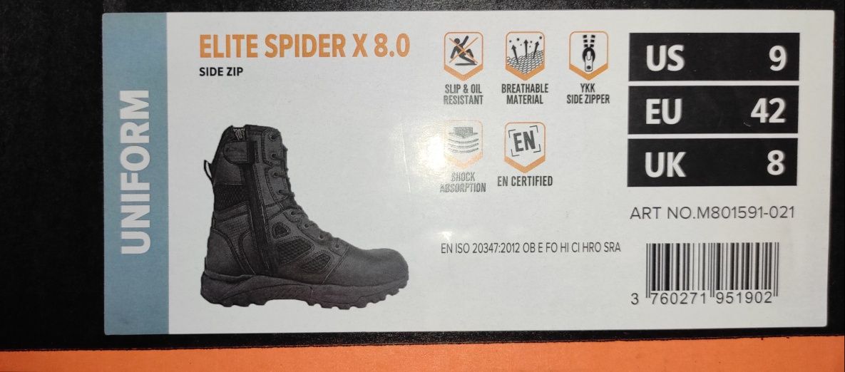 Botas Magnum Elite Spider X 8.0 N42