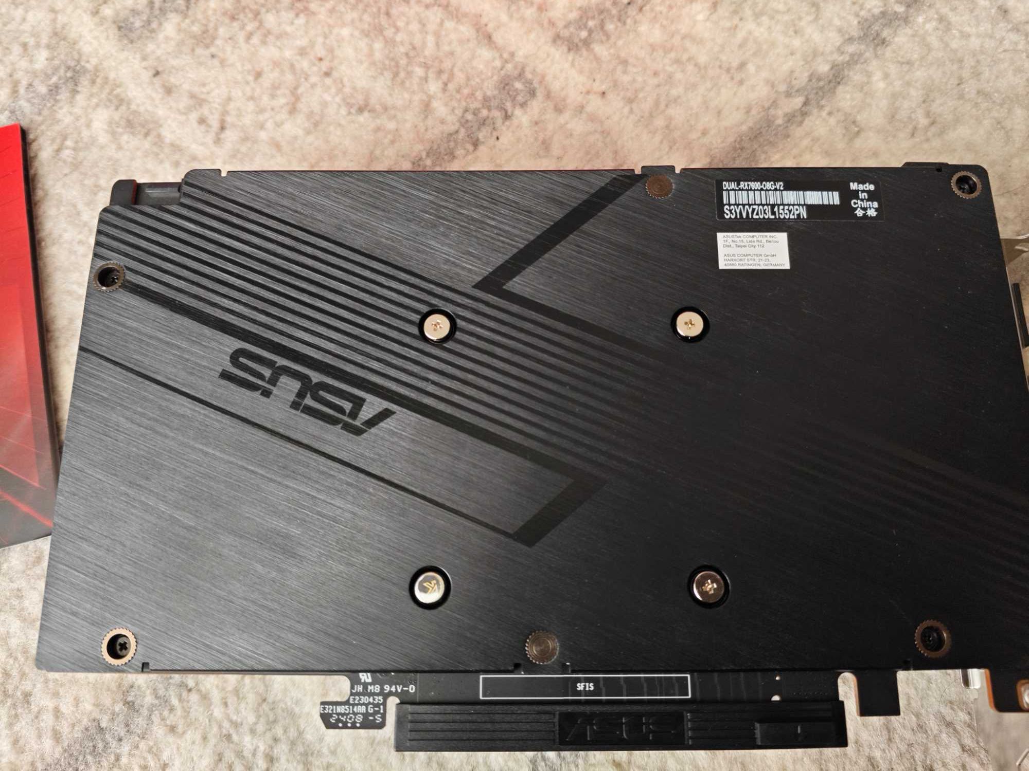 Asus Radeon RX 7600 Dual V2 OC Edition 8GB (2715/18000) (rtx 4060)