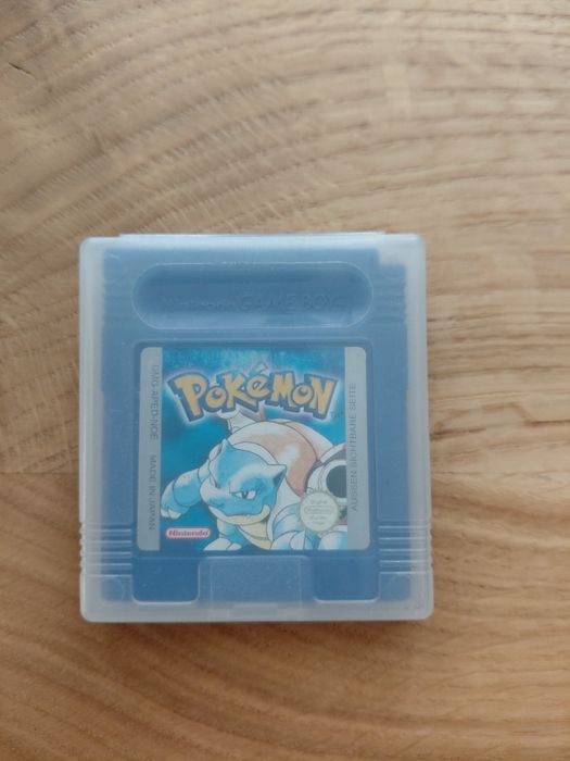Pokemon Blue na gameboy ORGINALNA