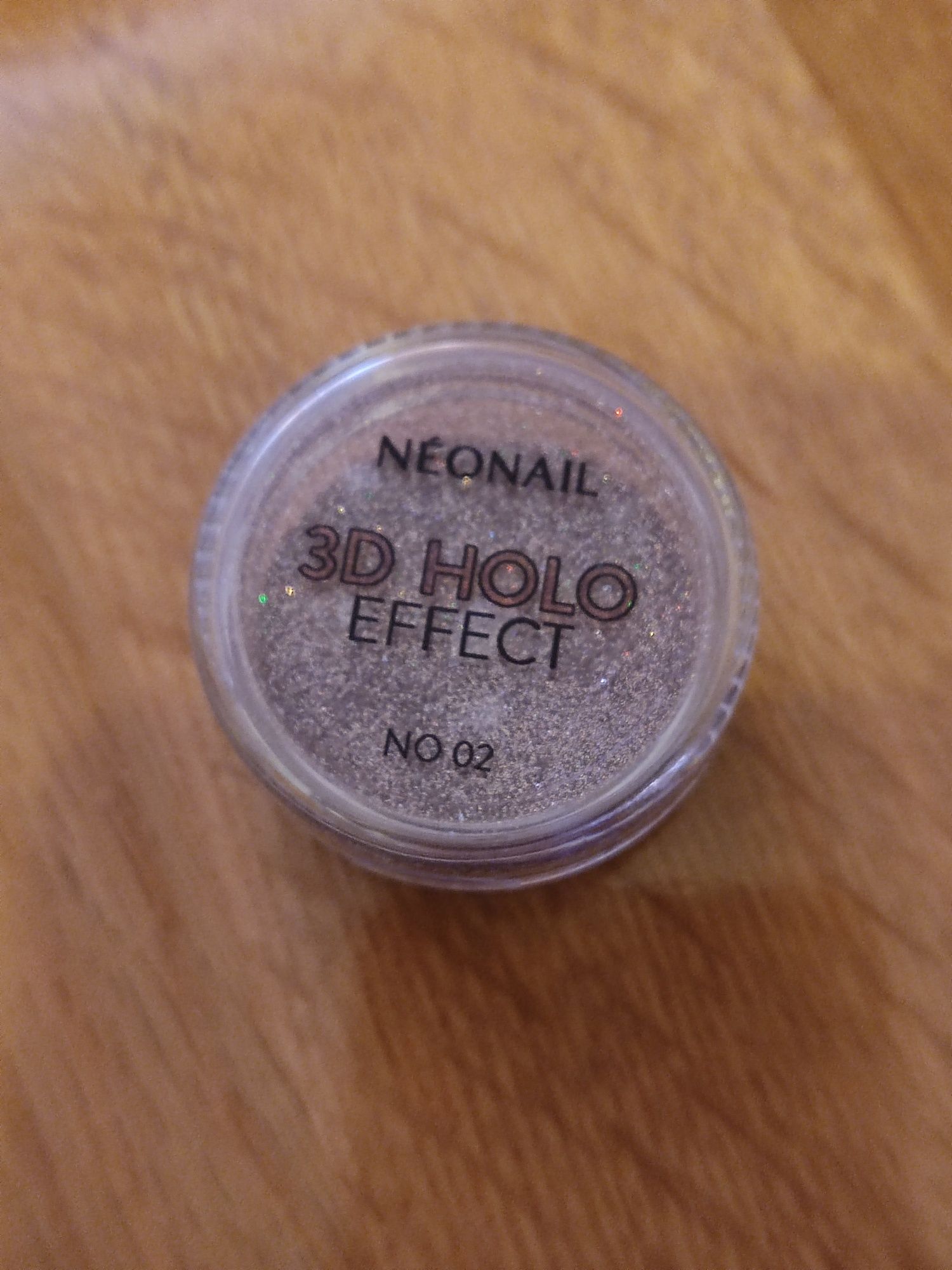 Nowy pyłek do paznokci neonail 3d holo effect 02 manicure ozdoby