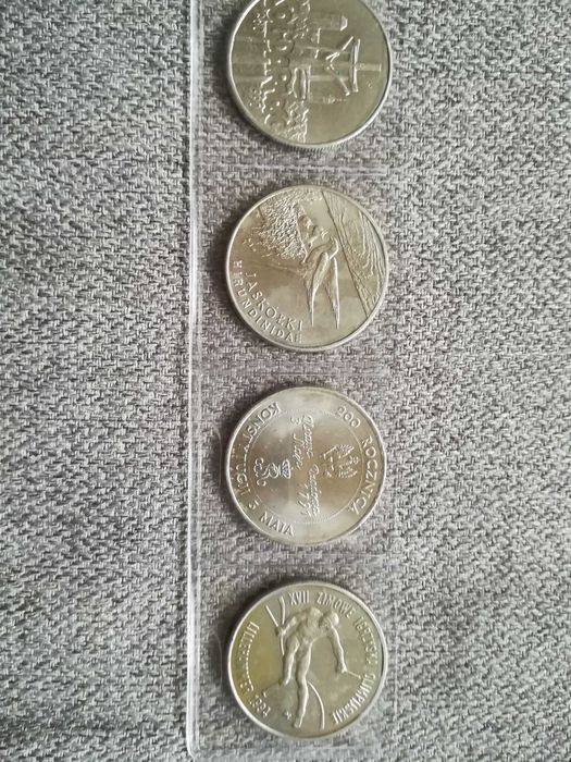 4 monety 10000zł 20000zł 1990r 1993r