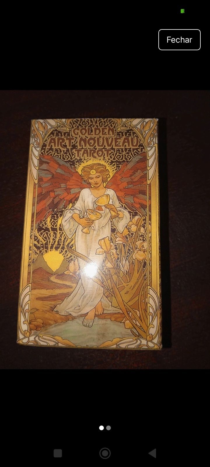 Baralho Tarot nunca foi usado