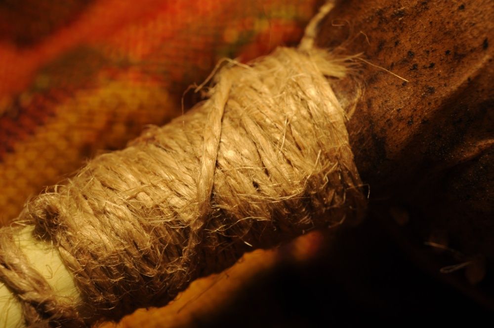 Grzechotka szamańska średnia z nasionami soi handmade