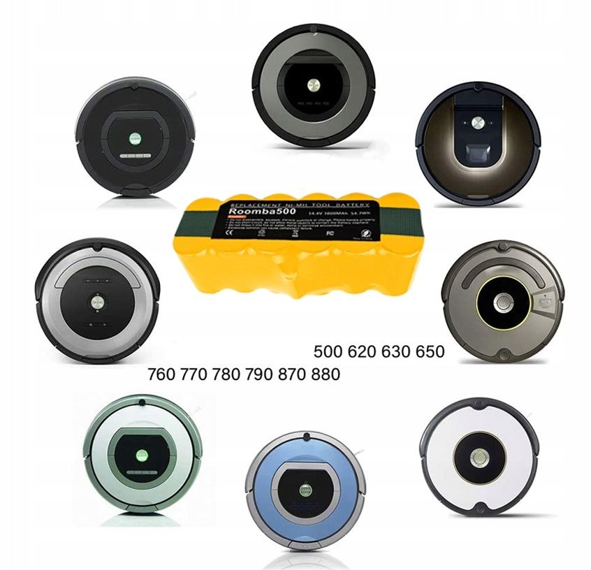 Akumulator Bateria Roomba 500 14.4V 5000mAh Odkurzacz Irobot