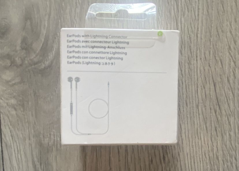 Nowe Oryginalne Słuchawki Przewodowe iphone Lighting Apple Okazja