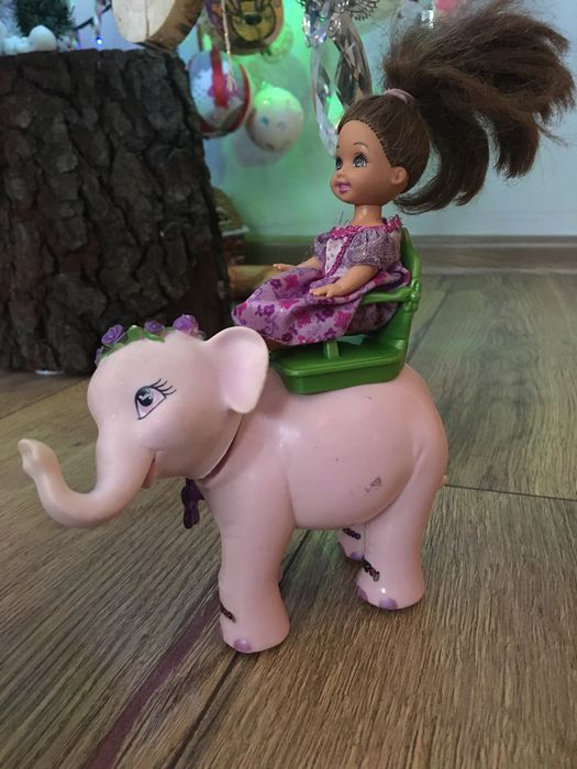 Zestaw enchantimals słoń elephants+ lalka na słoniu