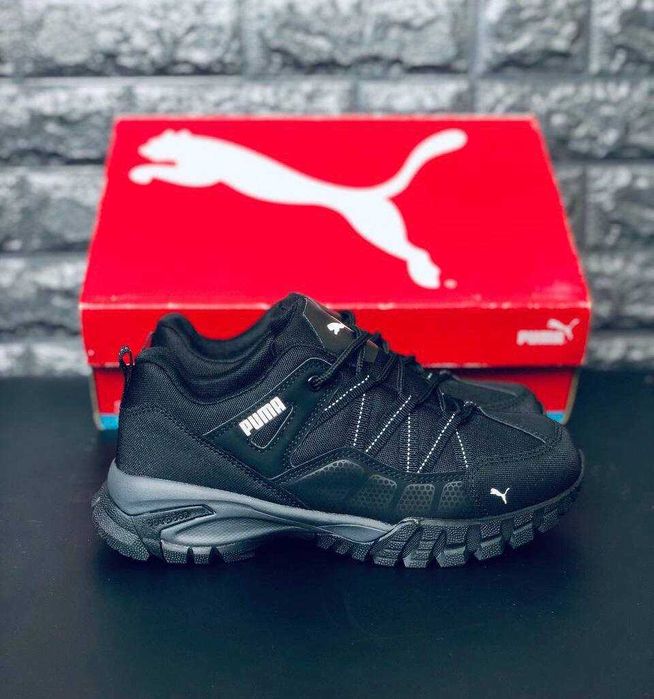 Женские термокроссовки пума черные водонепроницаемые кросовки puma1