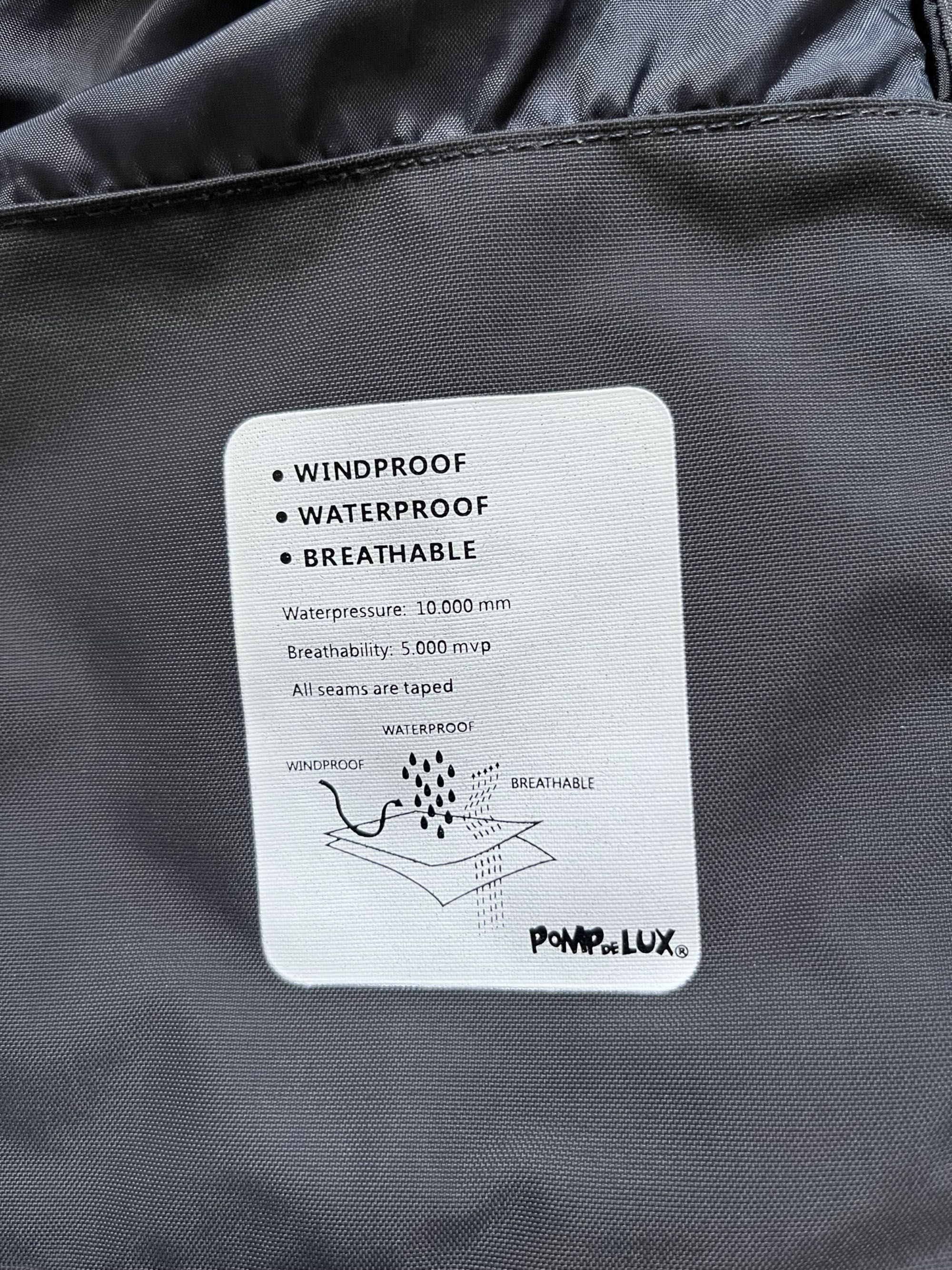 Tanio kurtka POMPdeLUX r. 122 - 128 oddychająca ideał +gratis czapka