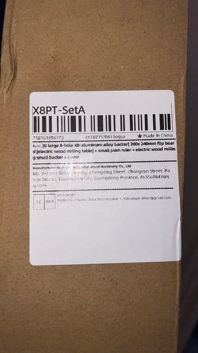 Conjunto de placa de inserção para mesa