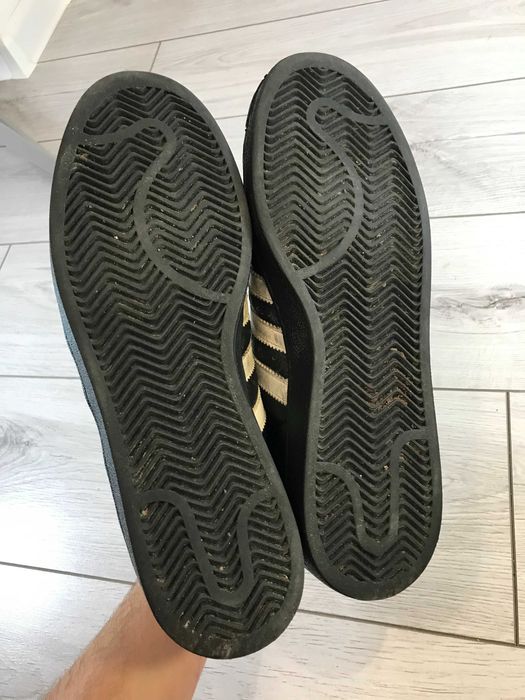 Buty Adidas Superstar czarne skórzane rozm. 46,5