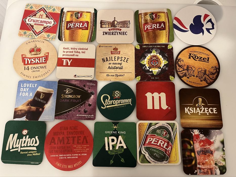 Podkładki pod piwo - 20 szt. - Z 12.