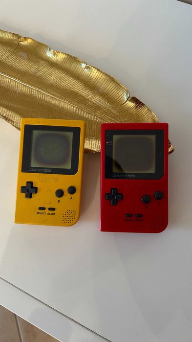 Gameboy Pocket Amarelo + Vermelho