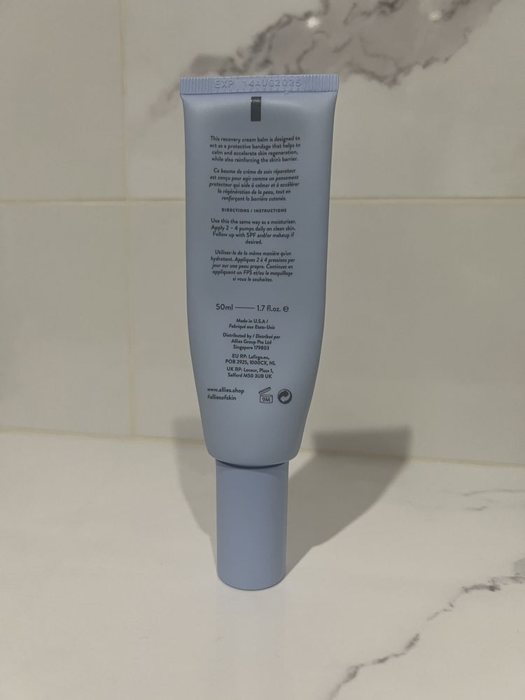 Allies of skin - molecular barrier recovery cream balm крем-бальзам