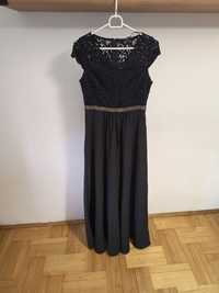 Orsay długa sukienka wieczorowa czarna rozmiar 36