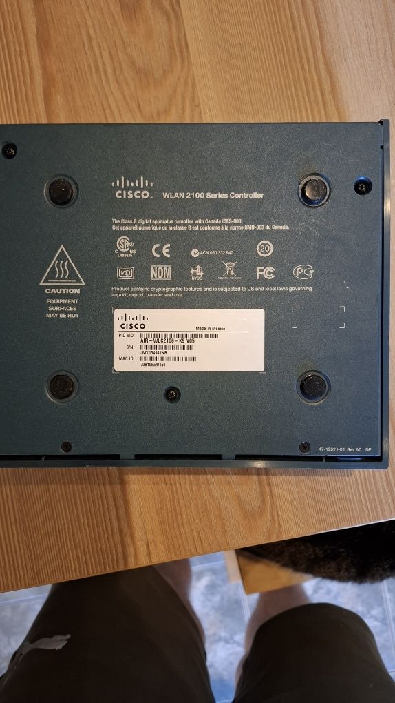 Kontroler Cisco 2100 AIR-WLC2112-K9 WLAN Controller do 12 punktów ap