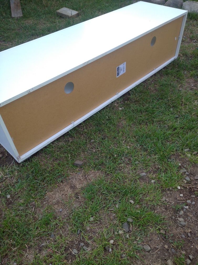 Szafka pod telewizor,biały połysk.