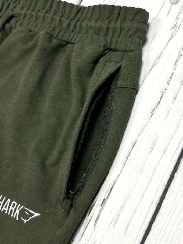 Gymshark Spodnie Dresy Joggery Męskie Muscle Fit Rozpinane Nogawki r S