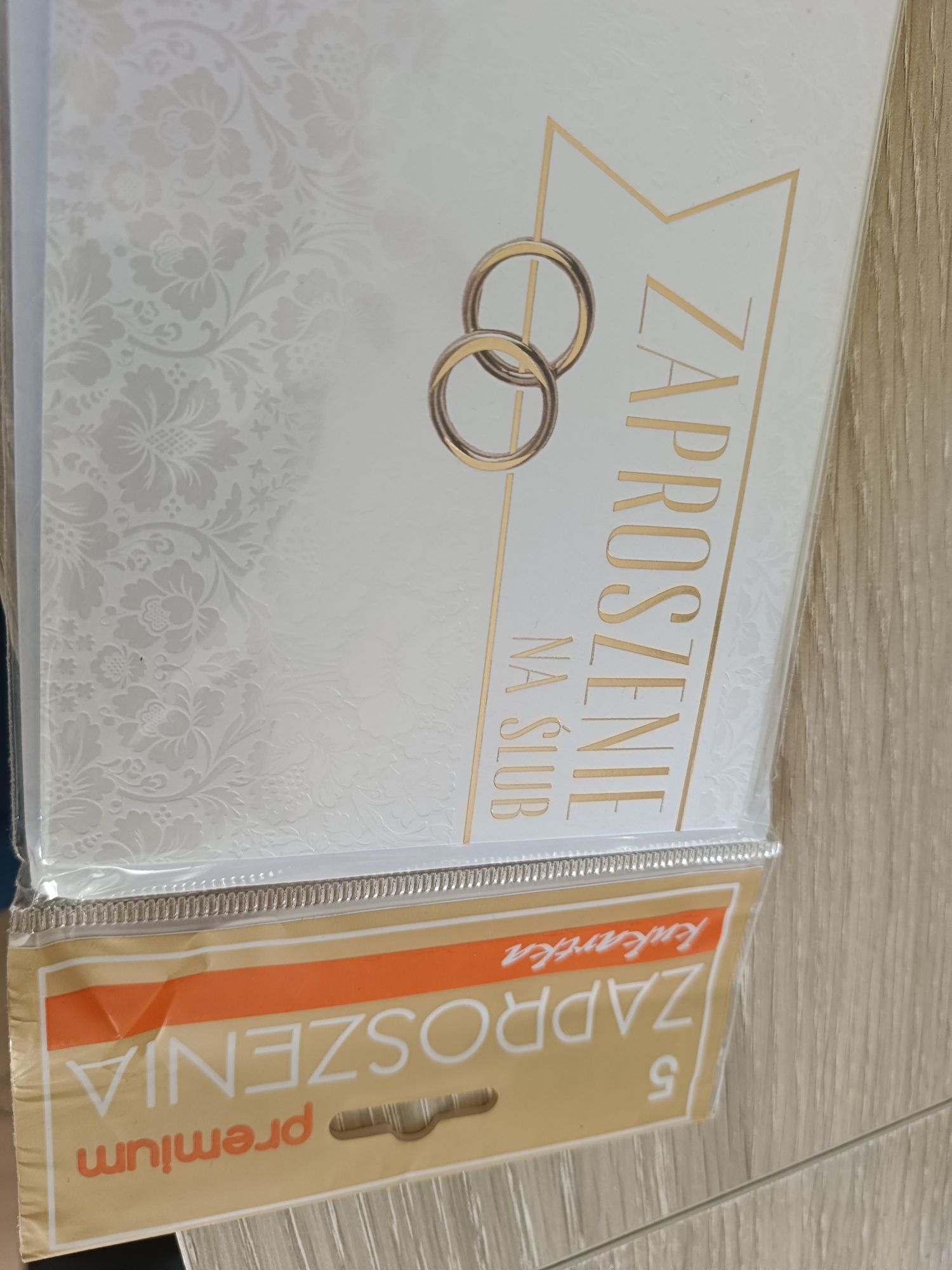 Zapraszenia na ślub 10 sztuk