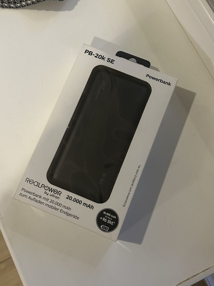 Павербанк RealPower 20000mAh USB 2xUSB Type-C 10 Вт PowerBank