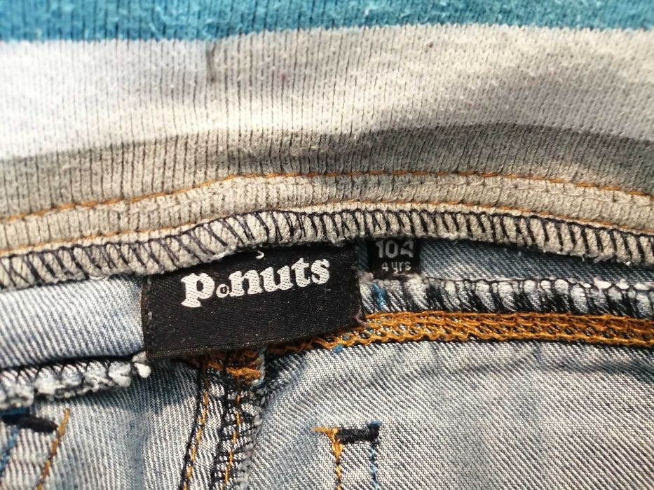 Spodnie dżinsowe, niebieskie, 104, p nuts (Odzież)