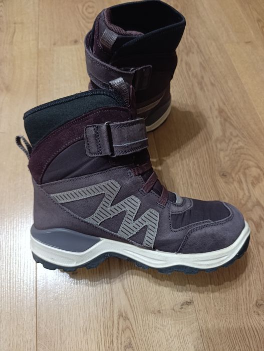 Зимові чобітки Ecco 35 р 22.5 см зимние ботинки сапоги сапожки экко