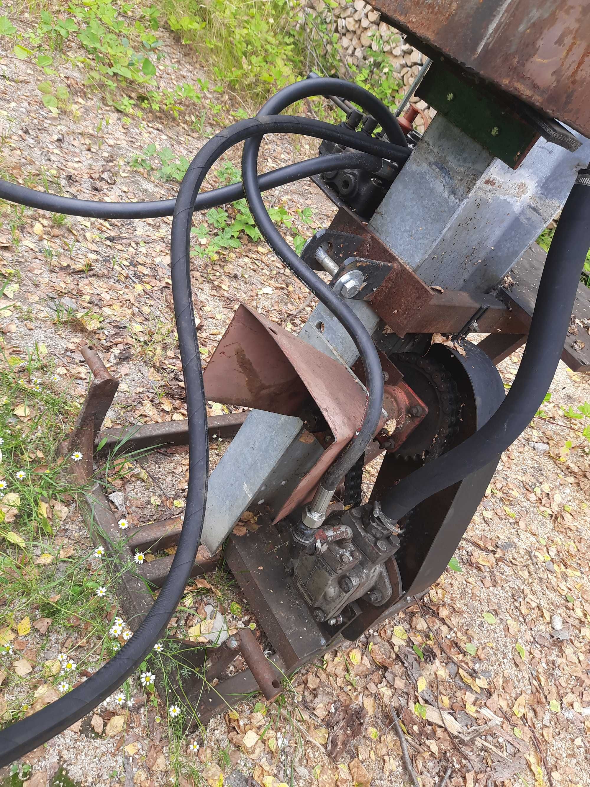 Łuparka hydrauliczna pod walek