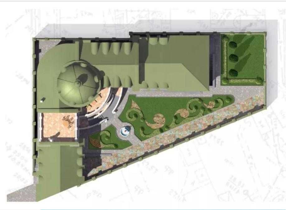 Новое здание 1200 м2 в центре Аркадия под бизнес 13 соток