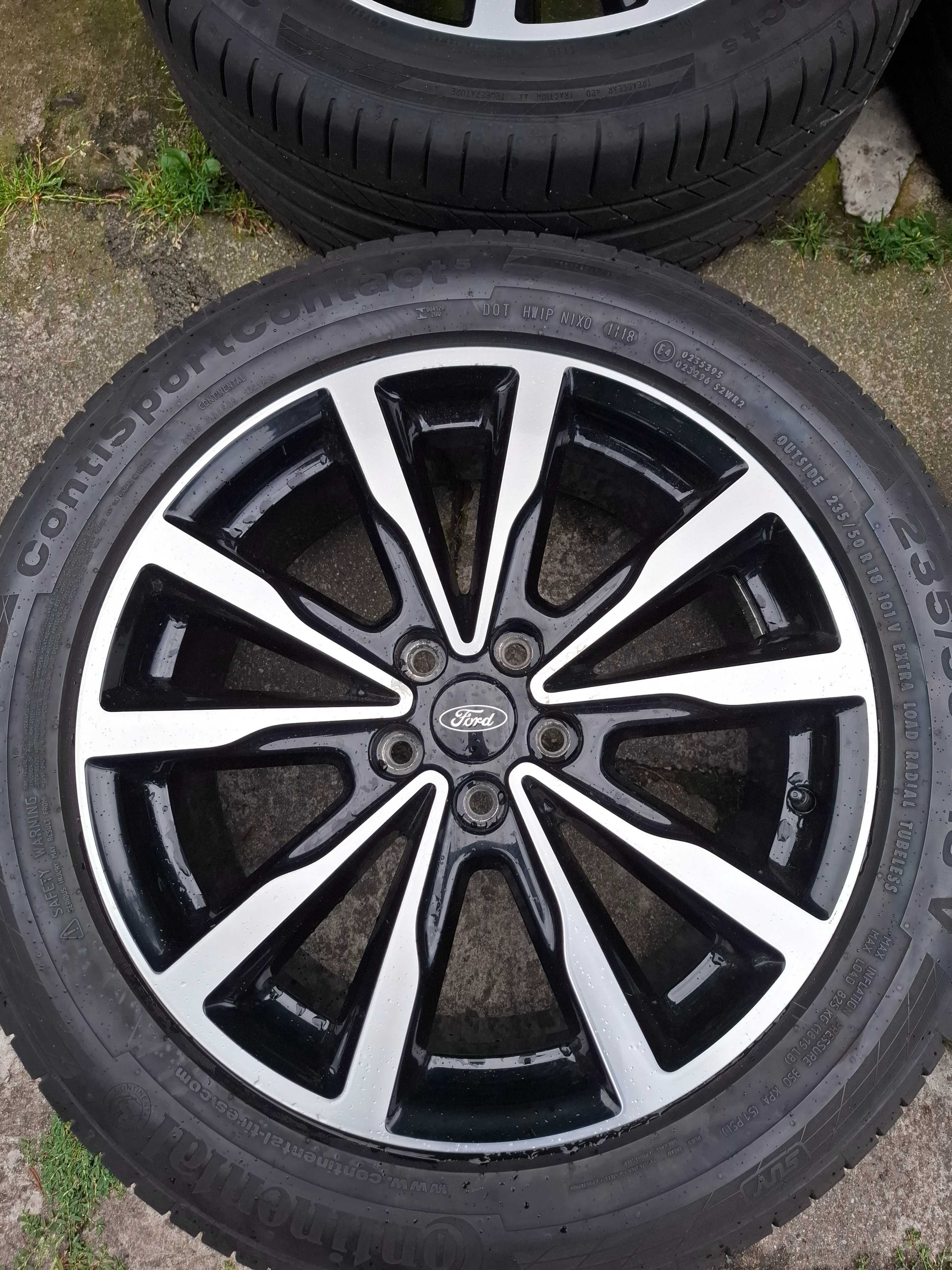 Koła letnie Alufelgi Ford Kuga MK2 S-Max Galaxy 235/50R18 5x108 ET52.5