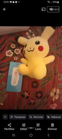 Peluche novo pikachu