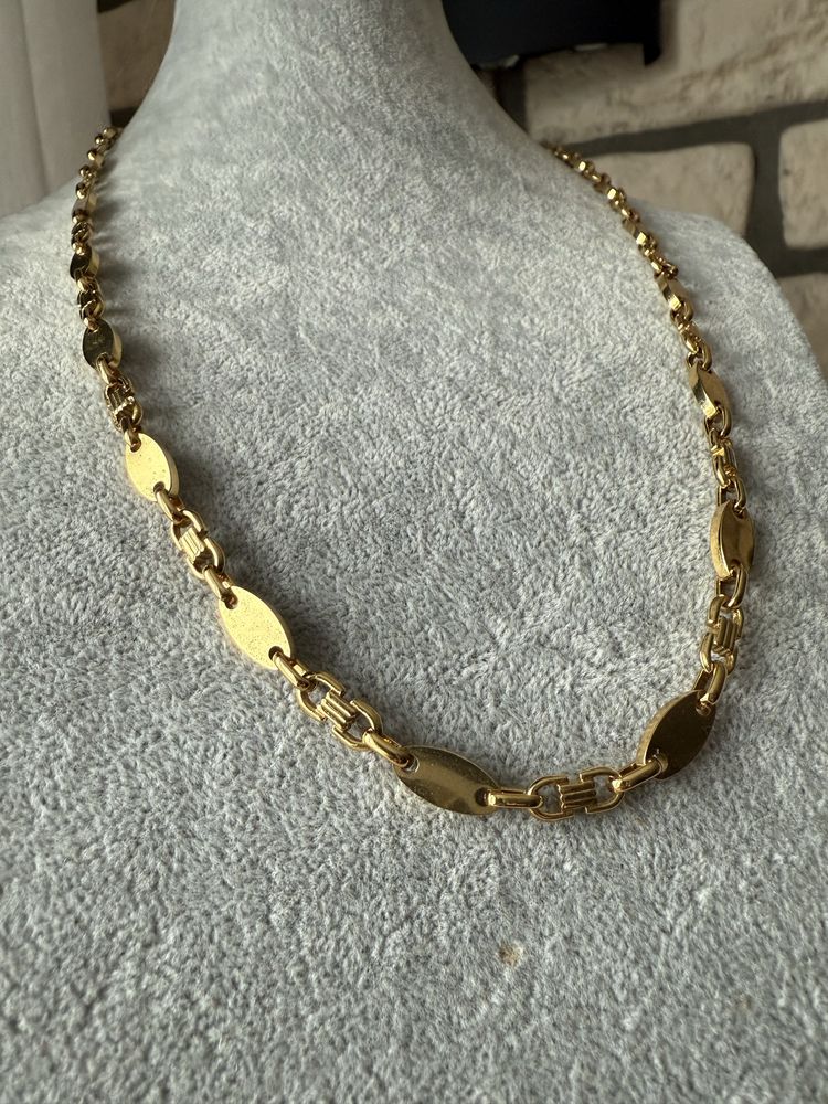 Pozłacany Łańcuch Cartier ala GZUZ BONEZ MC 187 złoty kajdan