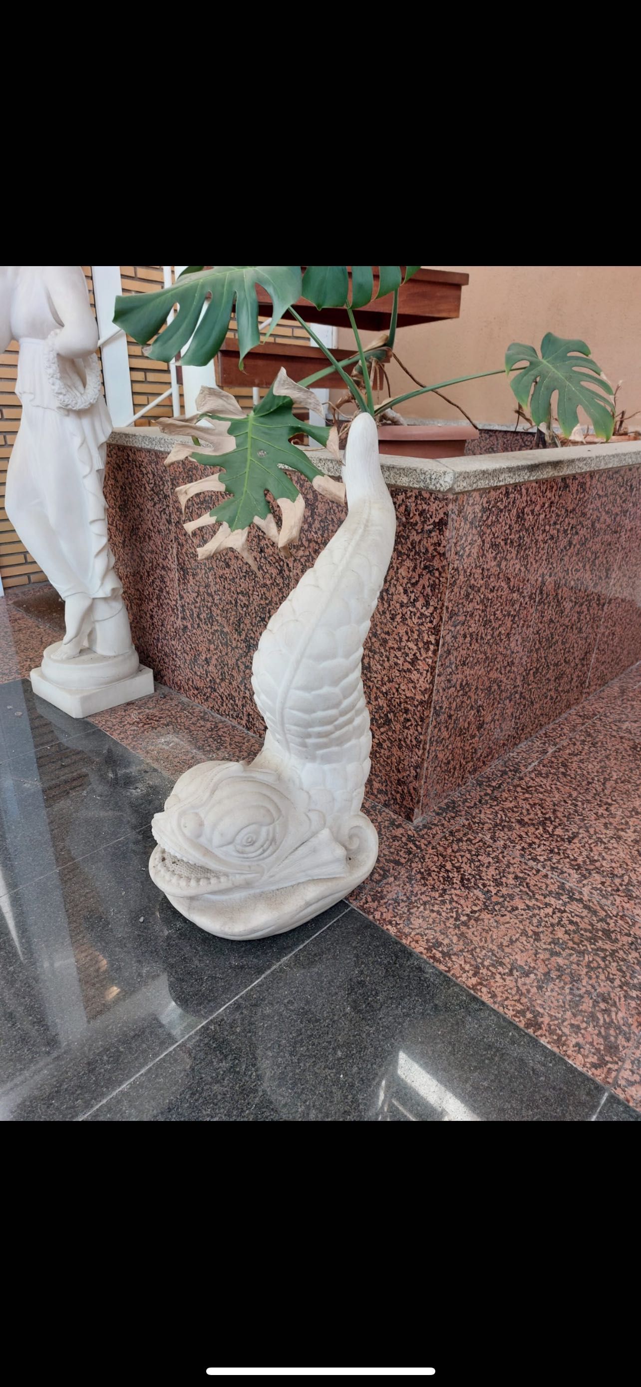 Estátua em mármore