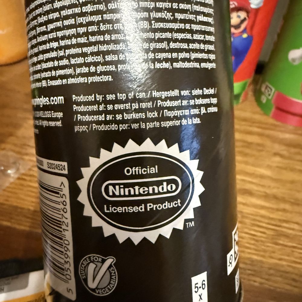 Pringles x Super Mario коллекция 5 вкусов! Nintendo Оригинал! Лимитка