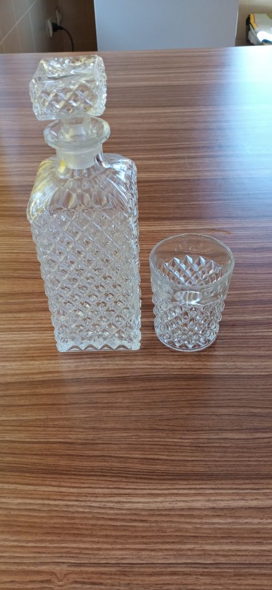 Сервиз, стаканы, штофы, вазы