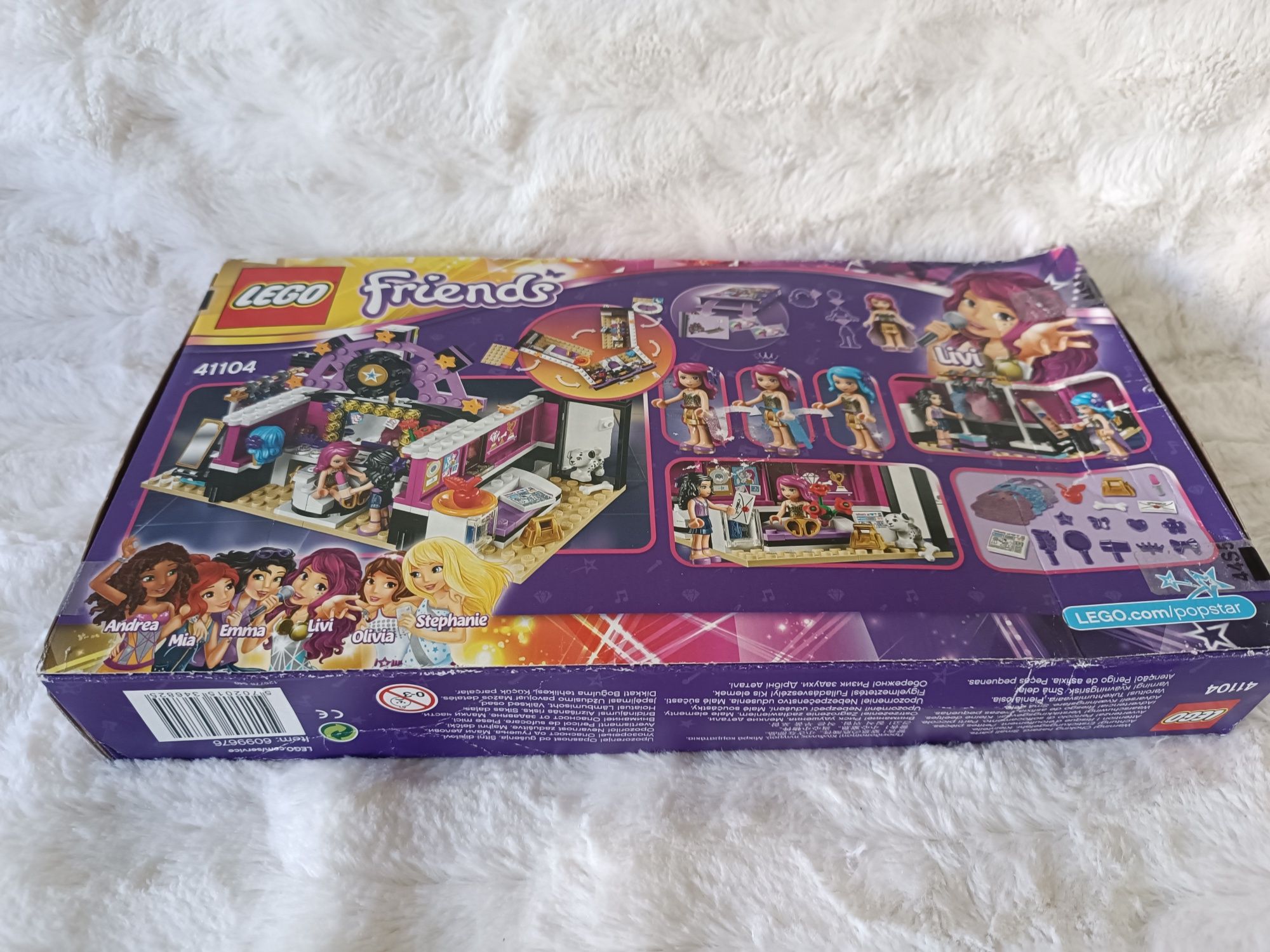 Nowe klocki LEGO friends 41104 garderoba gwiazdy pop