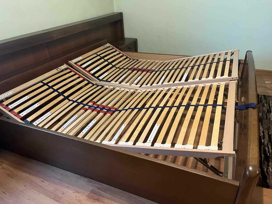 Komplet 2x Stelaż Ortopedyczny 100x200 – Regulowany Zagłówek i Nogi