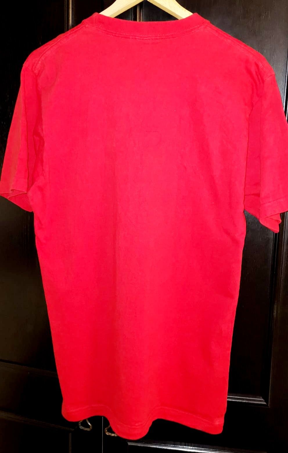 Czerwona dłuższa bluzka