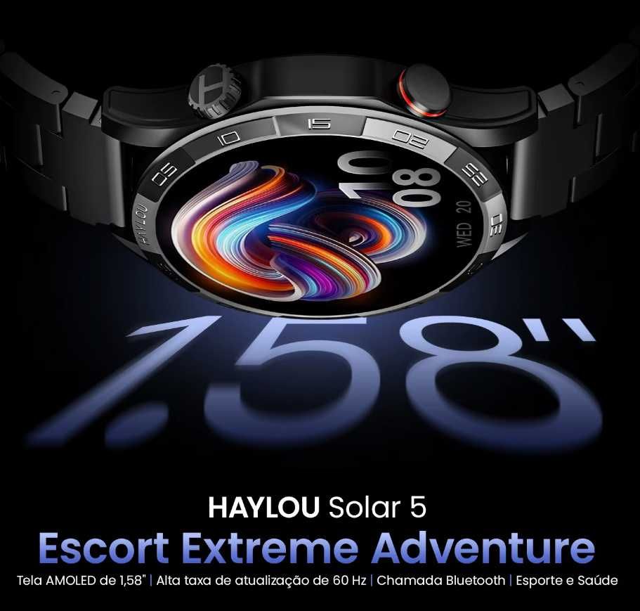 Xiaomi Haylou Solar 5 Smartwatch NOVO!! CAIXA SELADA!! = 60 euros