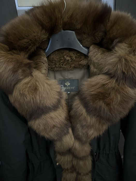 Зимова парка з натуральним хутром