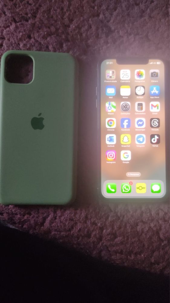 Iphone 11 pro max 128gb prateado
