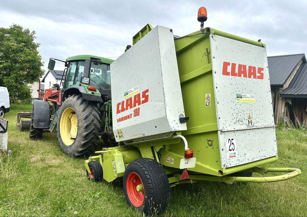 Prasa rolująca, belarka, claas varint 180, rotor, szeroki podbierak