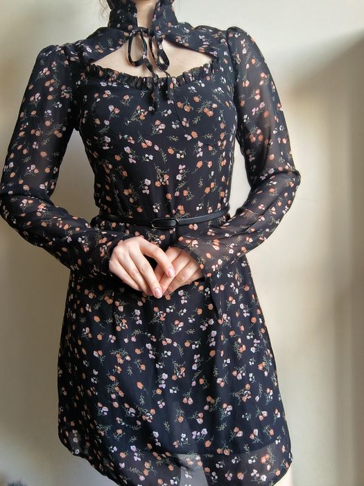 Квіткове плаття | Шифонова сукня S