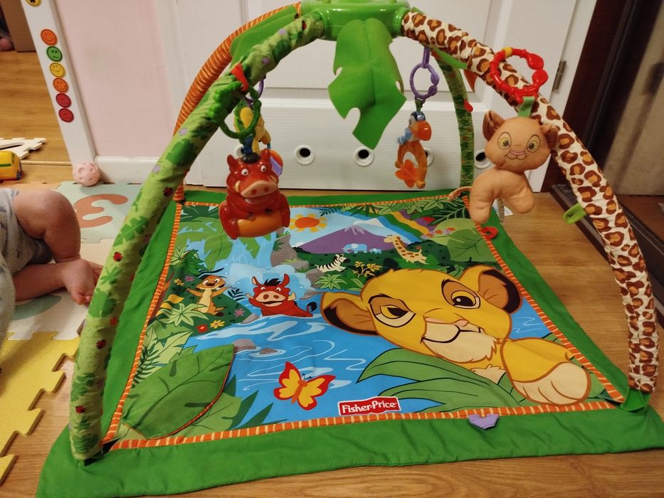 Mata edukacyjna dla niemowląt Król Lew Fisher Price